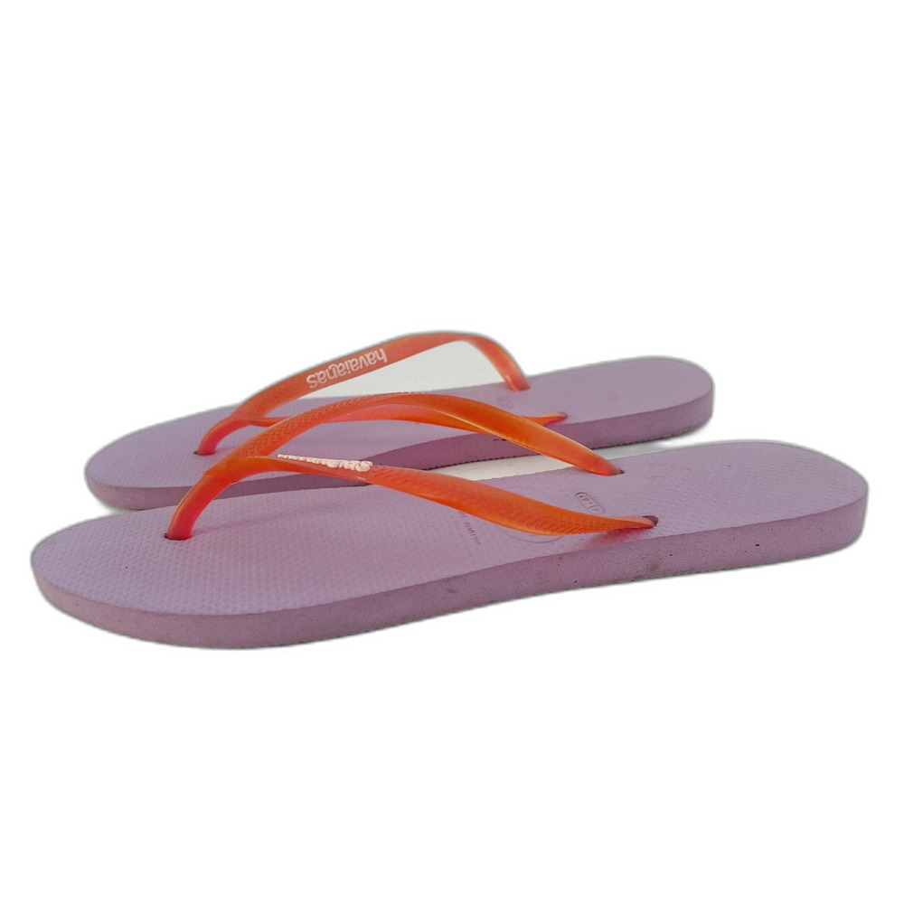 Havaianas Light Purple and Pink Flip Flops Thongs Sandals Women's Size 11-12 US - Picture 2 of 5